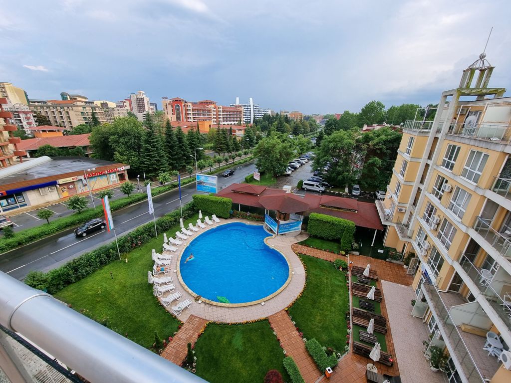 Apartament 2-pokojowy w obiekcie Flores Park, Słoneczny Brzeg, Bułgaria